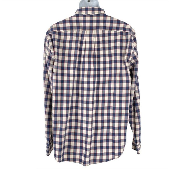 L.L.‎ Bean Signature Shirt Button Front Slim Fit Pl - Picture 5 of 8